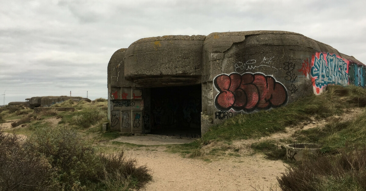 Exploring An Intact German Atlantic Wall Gun Battery