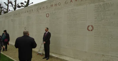 Wall of the Missing Ceremony at Margraten Cemetery