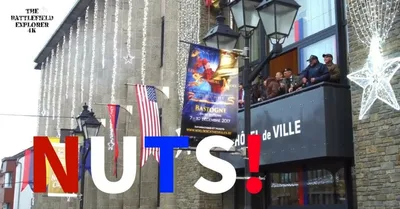 WWII Veterans Throw Nuts At Crowd In Bastogne!