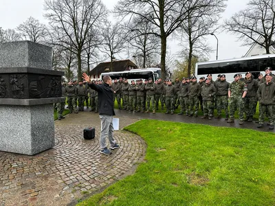 A battlefield tour with the Dutch Army Reserves