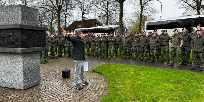 A battlefield tour with the Dutch Army Reserves
