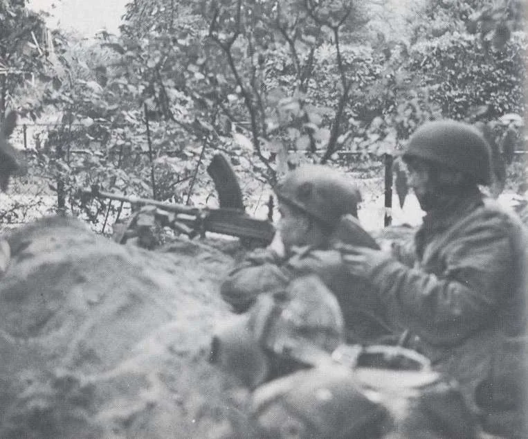 Bren gun team at Arnhem