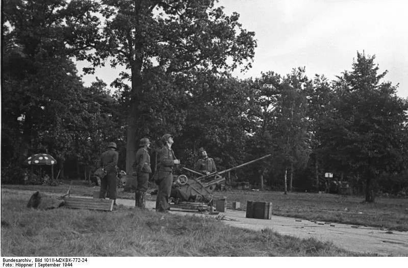 German FLAK at Arnhem