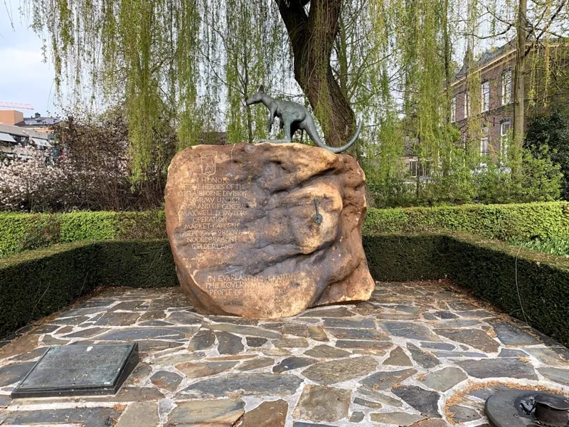 The 101st Airborne "Kangaroo" monument in Veghel