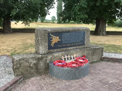 The airborne memorial at the Old Church in Oosterbeek