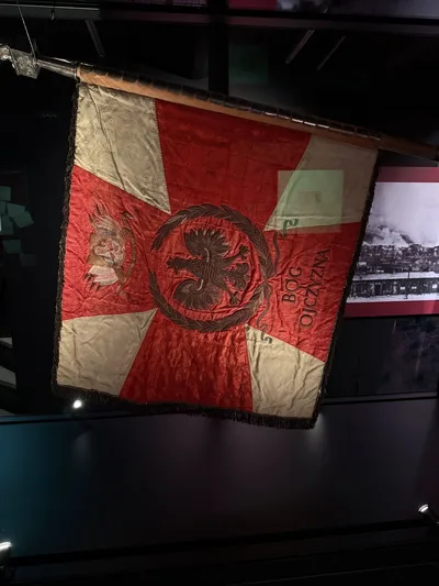 The 1st Independent Polish Parachute Brigade banner